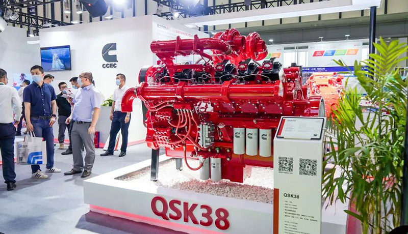 Performance characteristics of Cummins CCEC QSK38 diesel engine